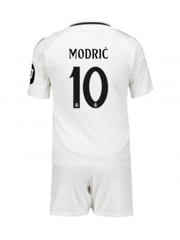 Real Madrid Luka Modric #10 Dječji Domaci Dres kompleti 2024-25 Kratak Rukavima (+ kratke hlače)